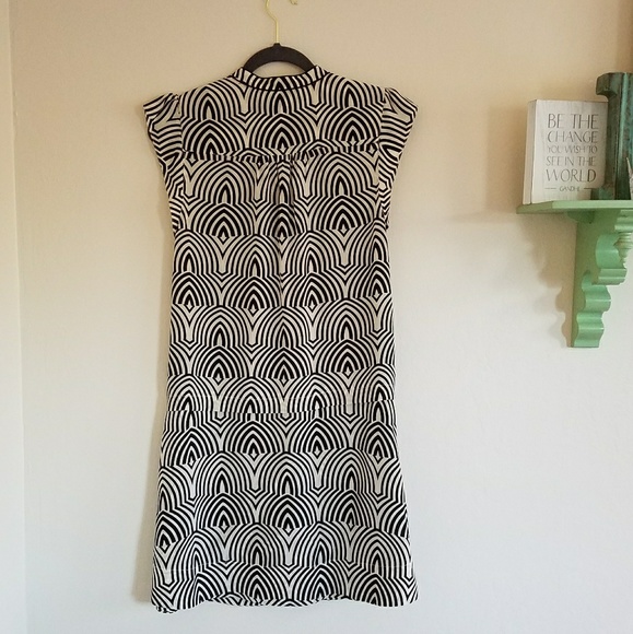 Marc by Marc Jacobs Silk Graphic Print Dress - Picture 2 of 5